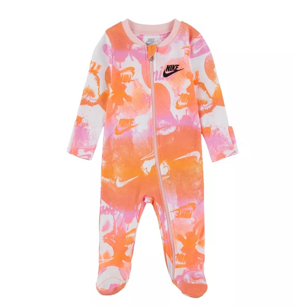 NEW Baby Nike Tie-Dye Print Sleep & Play One-Piece - 3M